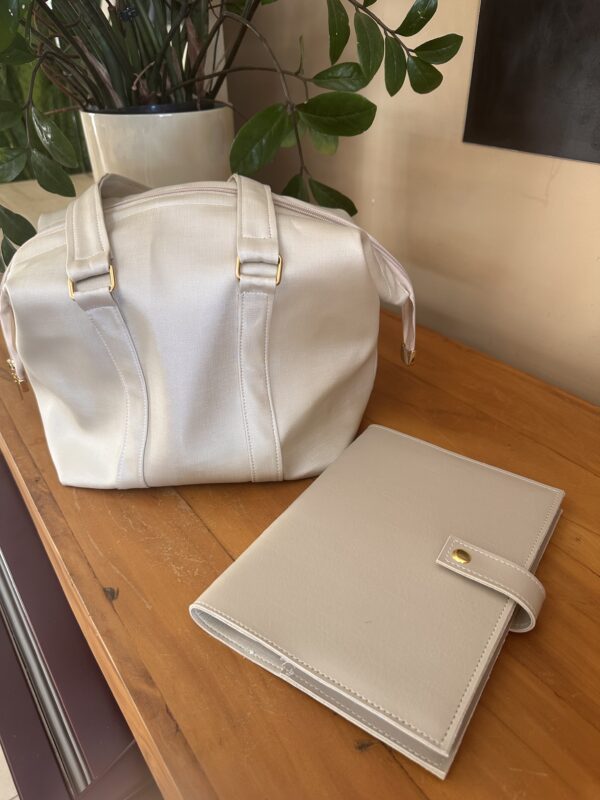 Kit para Confraria _ Bolsa e Caderno Degustação com capa de couro